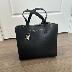Marc Jacobs Mini Grind Coated Leather Satchel